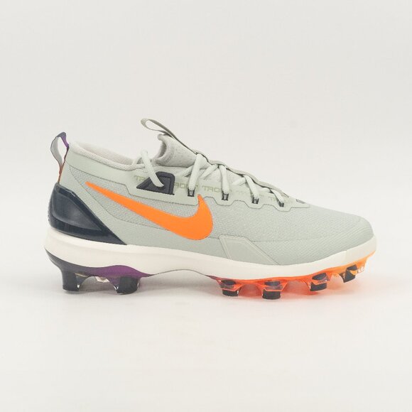 Nike Force Zoom Trout 9 Elite MCS NRG 'Light Silver' HF1116-001 Baseball Cleats - Picture 1 of 10